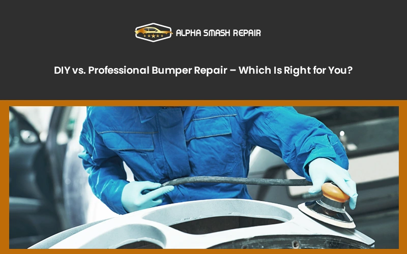 diy vs professional bumper repair